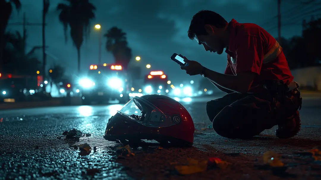 Paramédico en carretera — MotoAuxilio
